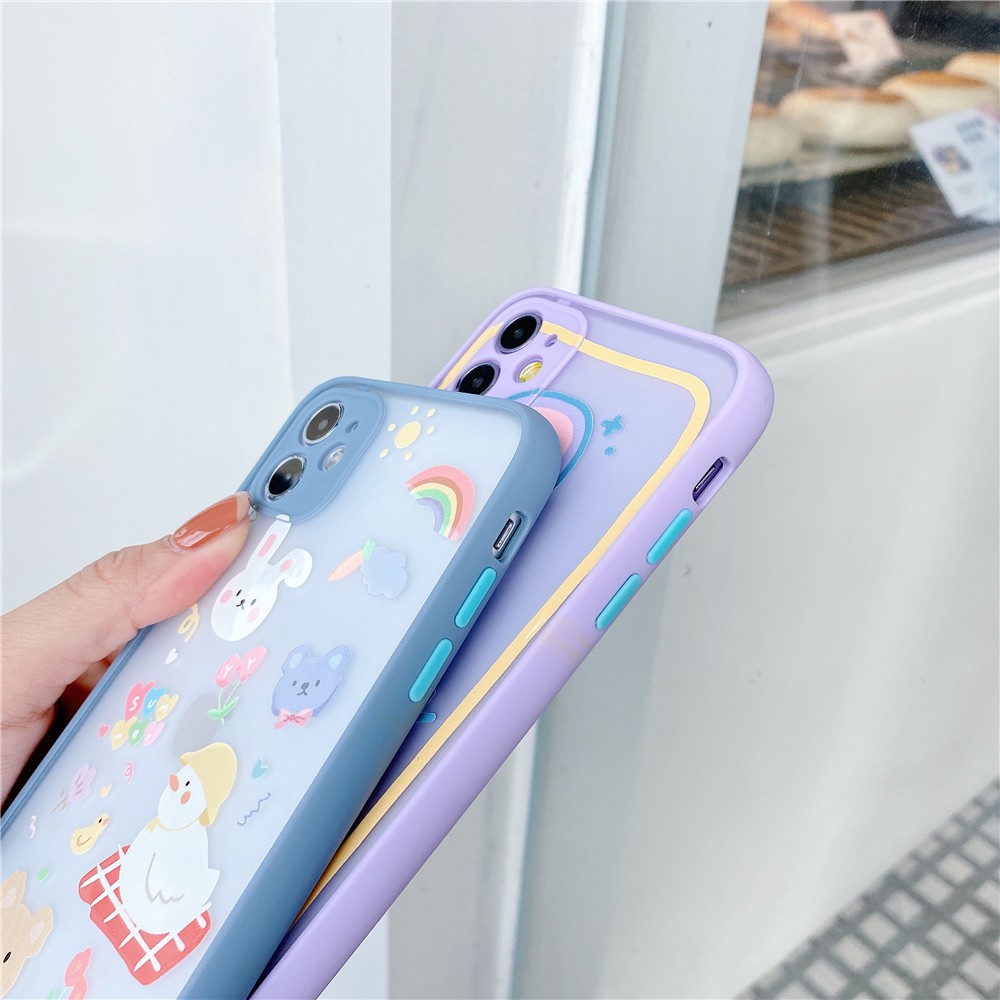 Ốp điện thoại bảo vệ máy ảnh dành cho Iphone 12 Pro Max 12mini 11pro Xr 6s 6 7 8 Plus