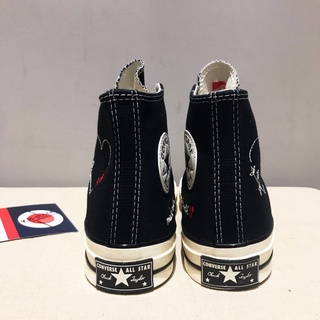 Giày Converse 1970s đen cổ cao valentine