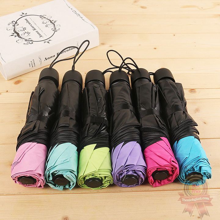 Ô dù che nắng mưa 3 lớp gặp nước nở hoa chống tia UV hình cánh hoa