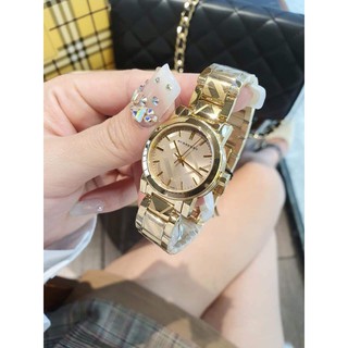 Đồng Hồ Nữ Buberry Size 26mm Dây Thép Vân Sọc
