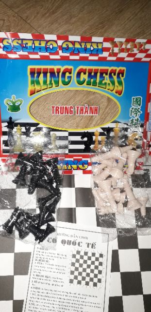 Bộ Trò chơi cờ Vua loại hộp nhựa lớn Trung Thành