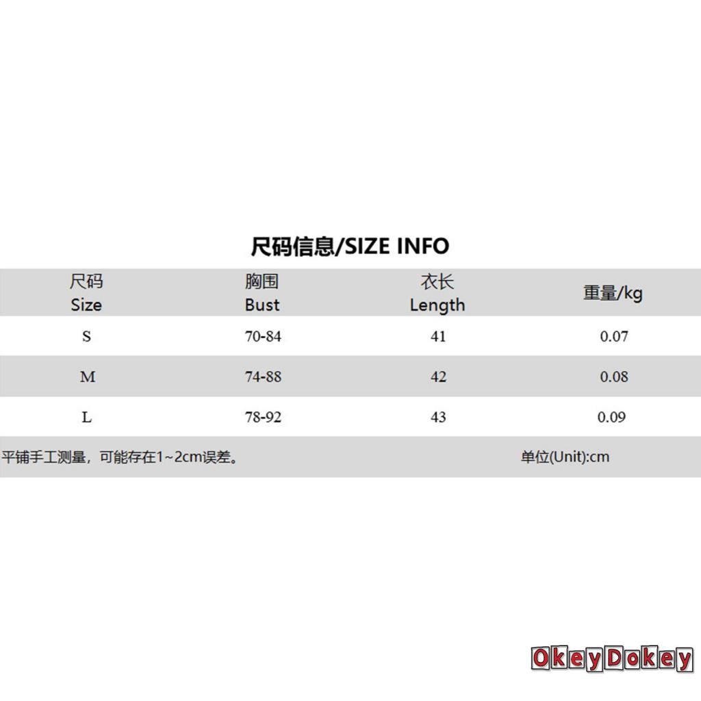 Áo Lửng Không Tay Cổ Chữ U Họa Tiết Dễ Thương Cho Nữ