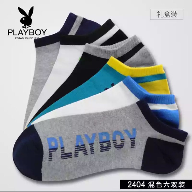 Tất hè Playboy hàng hiệu săn sale bán theo set. Giá 300k/set 6 đôi. Hàng hiệu giá rẻ các mum nhanh tay nhé. Đủ màu sắc ạ