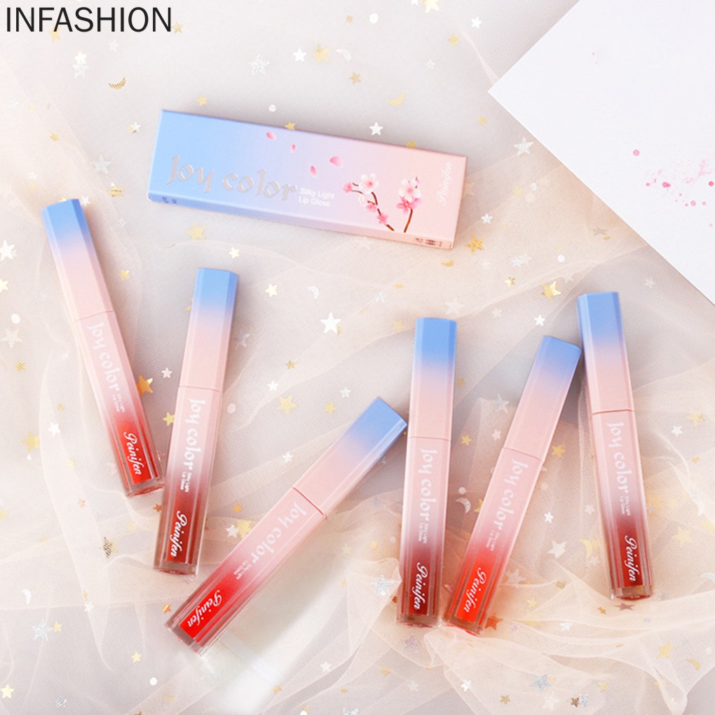 [Hàng mới về] Son bóng dạng lỏng dưỡng ẩm lâu trôi phong cách vintage