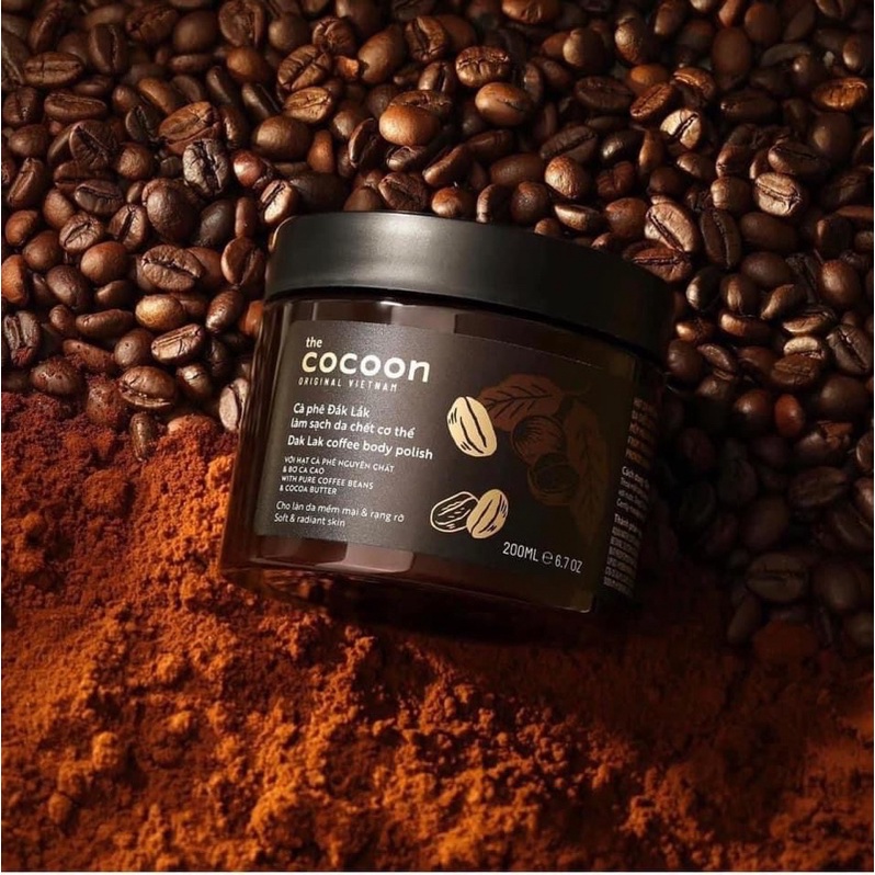 TẨY TẾ BÀO CHẾT BODY CÀ PHÊ ĐẮK LẮK - THE COCOON ORIGINAL VIETNAM