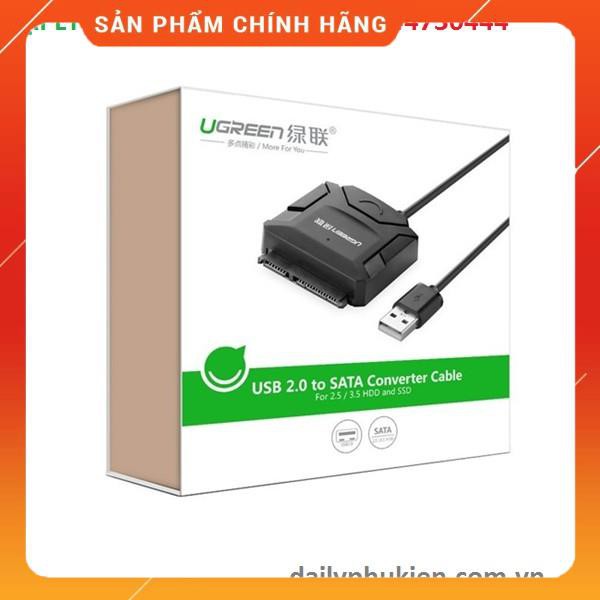Cáp USB 2.0 sang SATA cho ổ cứng HDD 2.5 và 3.5 Ugreen 20215 dailyphukien
