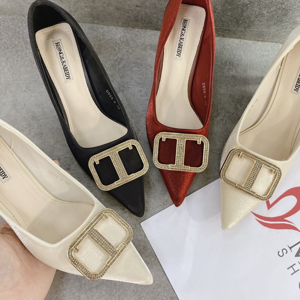 Min's Shoes - Giày Gót Nhọn Da Mềm Cao Cấp NC54