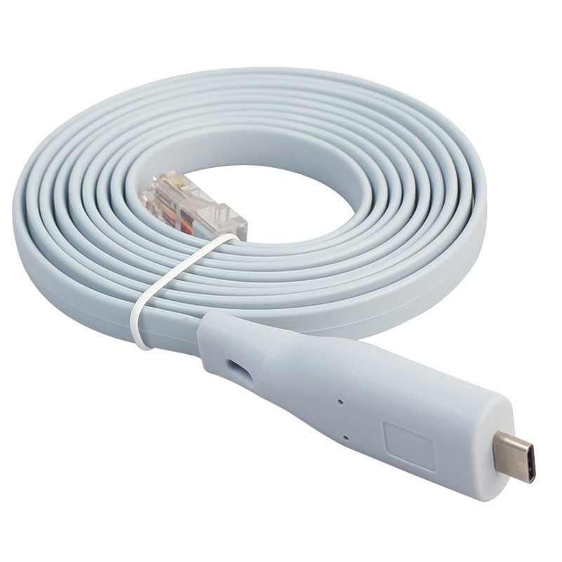 Type C USB C to RJ45 Console Cable for Windows 8/7 Vista MAC Linux