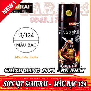 SƠN SAMURAI MÀU BẠC - NỀN BẠC 124 G081