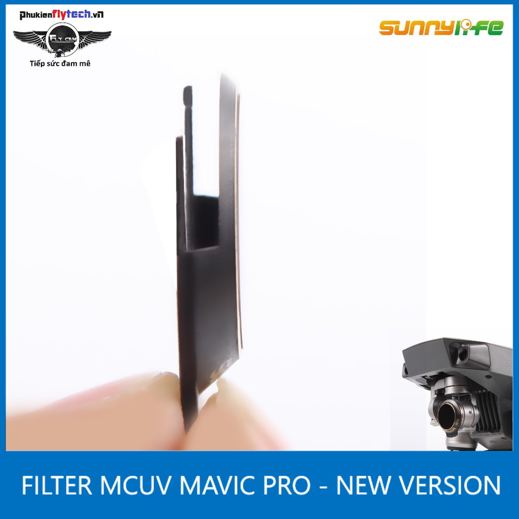 Filter MCUV Mavic pro neww version - phụ kiện flycam DJI Mavic pro - SUNNYLIFE - Phiên bản mới - Chống tia UV hiệu quả