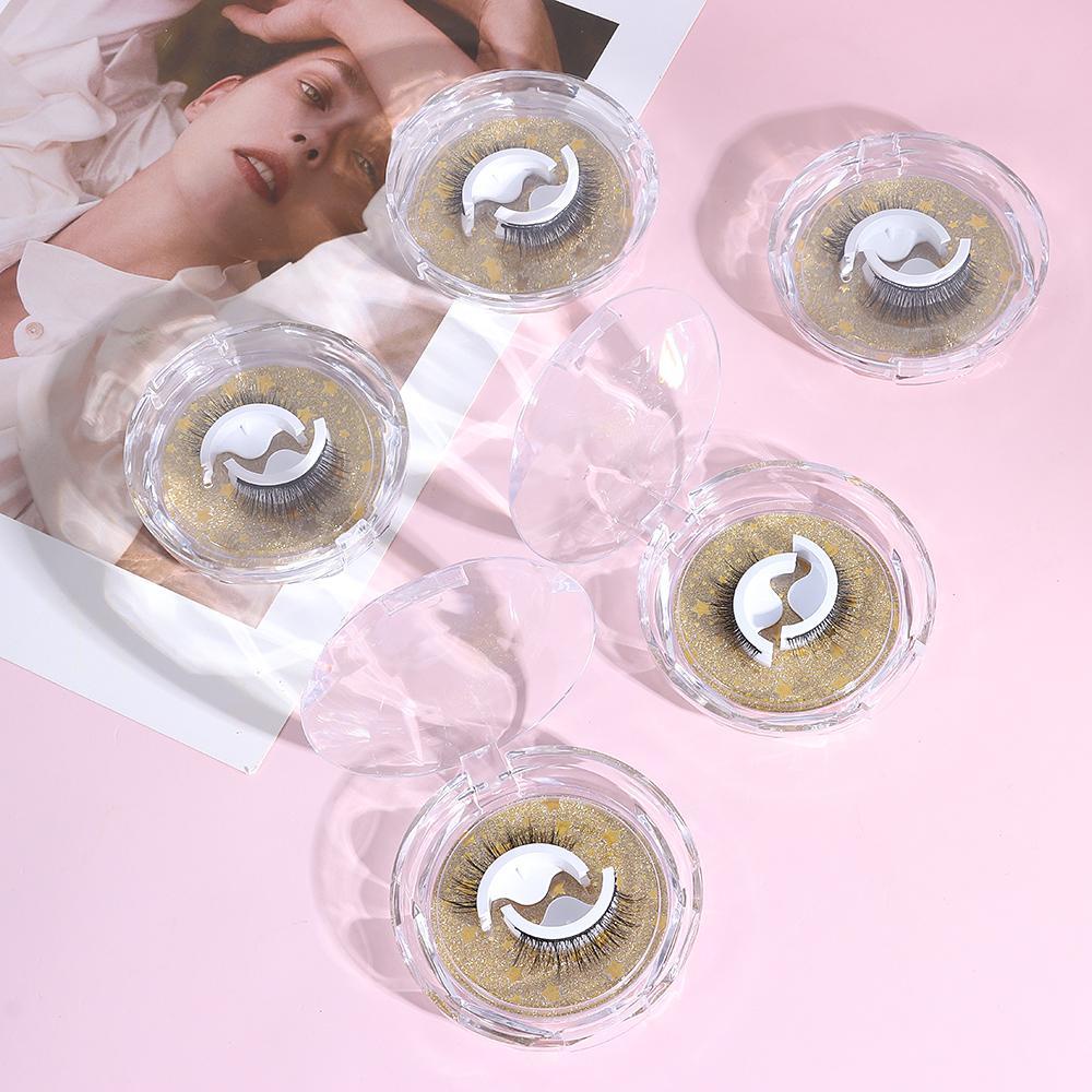 Set 2 Cặp Lông Mi Giả Tự Dính Không Cần Keo Dán Có Thể Tái Sử Dụng