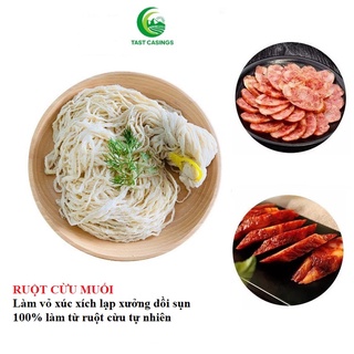 Vỏ ruột cừu muối làm xúc xích, lạp xưởng - Nguyên liệu làm xúc xích lạp xưởng tự nhiên 100% - Tast Casings