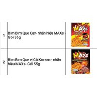 Bim bim MAXs Thái lan cực ngon 55g
