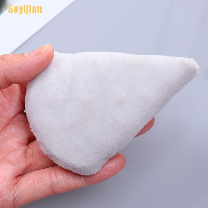 Mút Trang Điểm Hình Tam Giác Mini Bằng Cotton Satin
