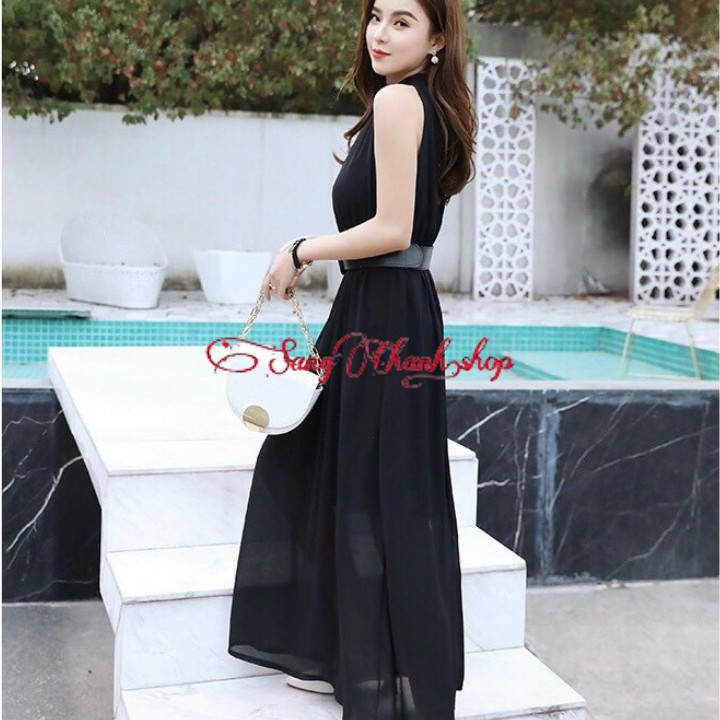 Váy Maxi Kèm Nịt | Đầm Sang Chảnh| Đầm Che Khuyết Điểm Chân Mẫu Hot 2020 | BigBuy360 - bigbuy360.vn