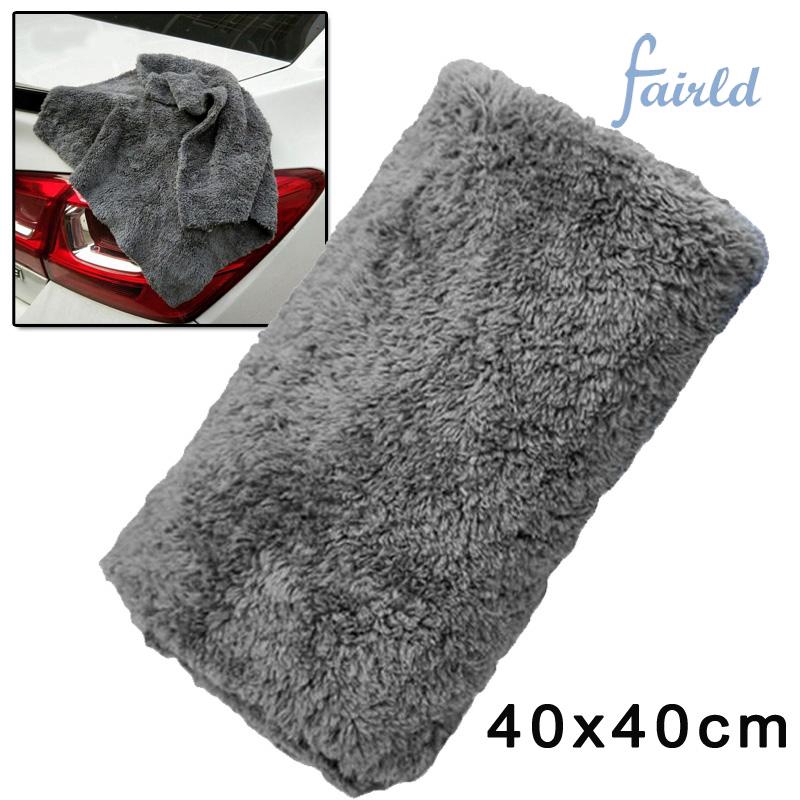 Khăn lau rửa xe Microfiber không viền thấm hút cao