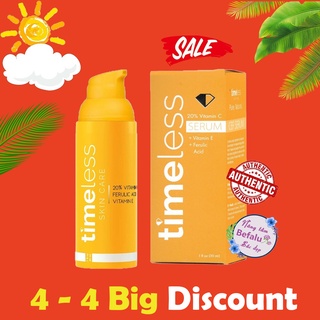 Serum timeless vitamin c 20 tinh chất vitamin c 30ml