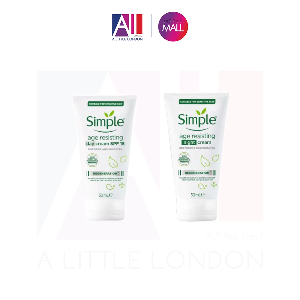 [TOP 1 SHOPEE] Kem dưỡng ngừa lão hóa Simple Age Resisting Cream (Bill Anh)