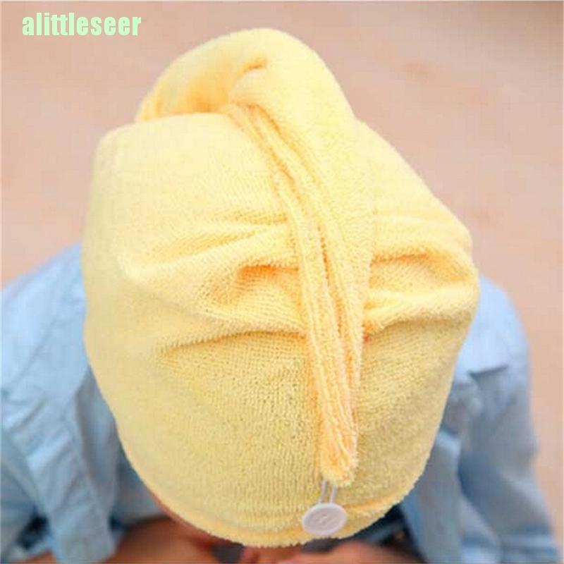 Khăn Quấn Khô Tóc Bằng Sợi Micro Tiện Dụng Cho Spa