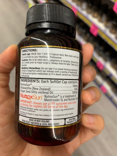 Viên uống chống nắng Go Healthy | Thế Giới Skin Care