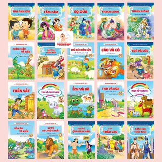 Trọn Bộ 20 Cuốn Truyện Tranh Cổ Tích Song Ngữ Anh - Việt Cho Bé