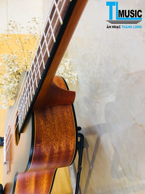 ĐÀN UKULELE CONCERT GỖ NGUYÊN TẤM CAO CẤP (Tặng kèm pk)