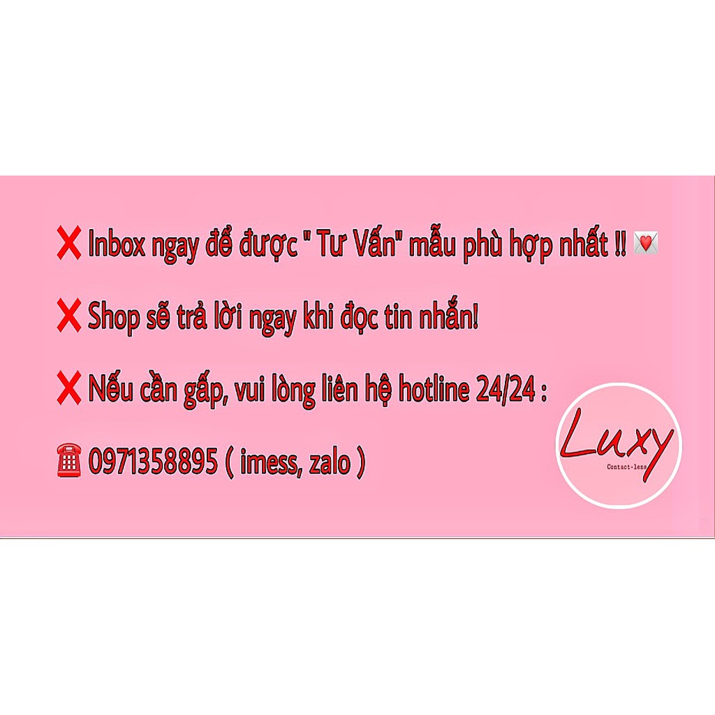 [Ảnh Thật] Lens Gel Gray 0-6 Độ - LUXY LENS - CAM KẾT CHẤT LƯỢNG