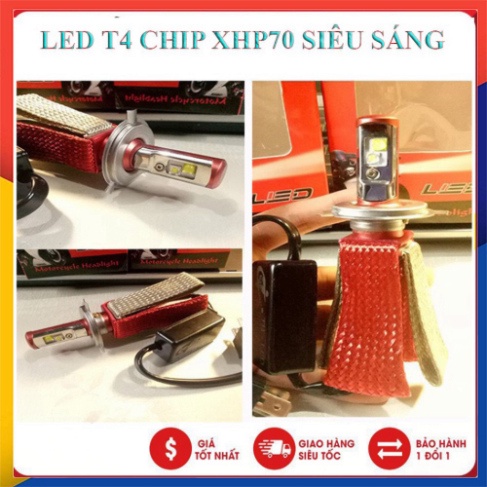 Đèn Pha LED T4 Chíp XHP70 SIÊU SÁNG -GIÁ 1 BÓNG