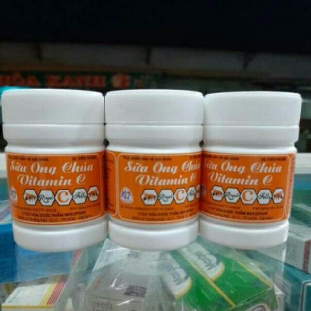 5 LỌ KẸO VITAMIN c SỮA ONG CHÚA