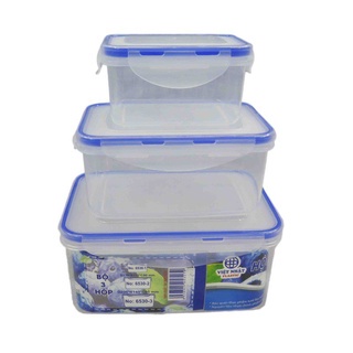 Set 3 hộp lạnh Việt - Nhật cao cấp đựng thức ăn thực phẩm