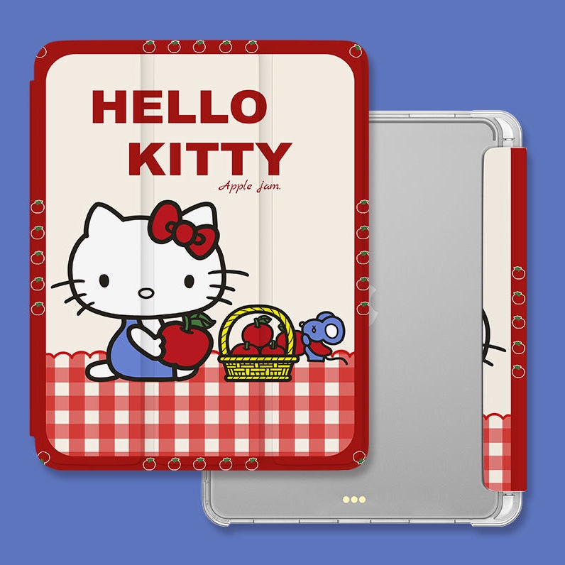 Ốp máy tính bảng TPU họa tiết mèo Hello Kitty dễ thương thích hợp cho iPad Gen7/8/9 10.2" Air4 Air5Pro11" Pro12.9" mini6