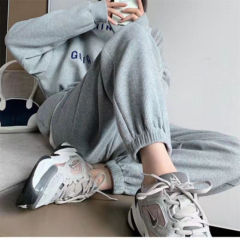 Quần jogger nữ ống rộng thể thao dày dặn phong cách Ulzzang MS06