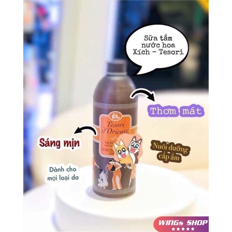 Sữa tắm xích Tesori d’Oriente 500ml kèm vòi | BigBuy360 - bigbuy360.vn