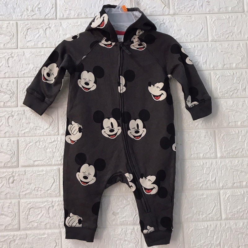 Body Hơ mơ mickey liền nón xuất dư cho bé