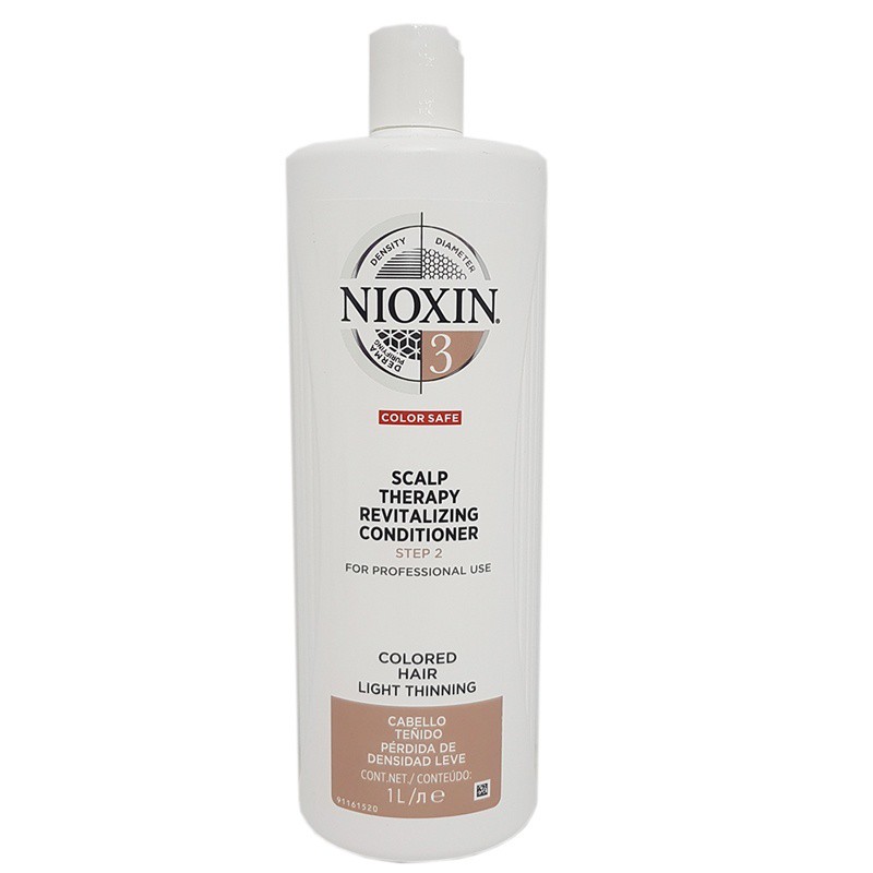 Dầu xả chống rụng tóc Nioxin System 3 Conditioner 1000ml ( New 2019) - Colored Hair