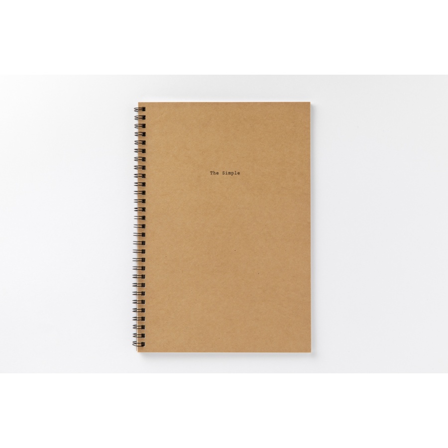 Sổ Ghi Chú Lò Xo ARTBOX Hàn Quốc Bìa Giấy Kraft Đơn Giản Giấy Kẻ Ngang