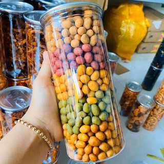 Đậu Phộng Da Cá Mix 4 vị 500g Hủ Pet - Trùm Ăn Vặt - N FOOD