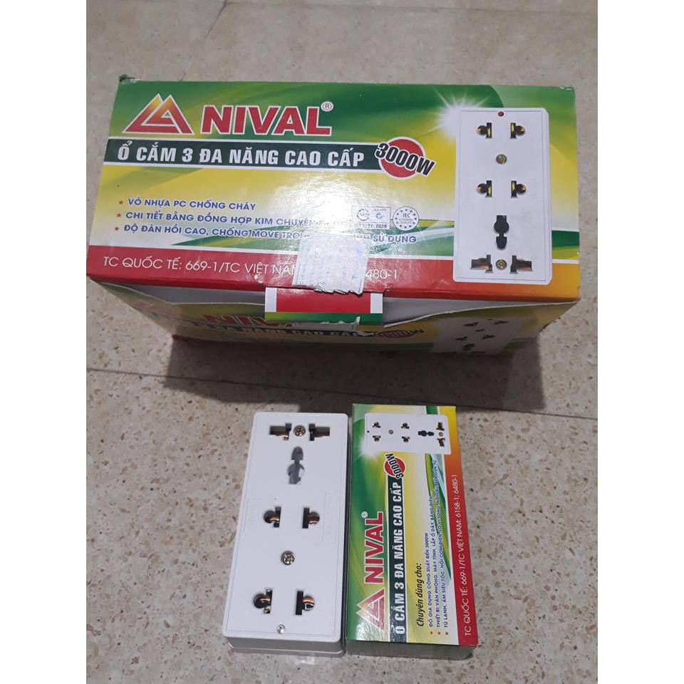 Ổ cắm 3 đa năng cao cấp 3000W