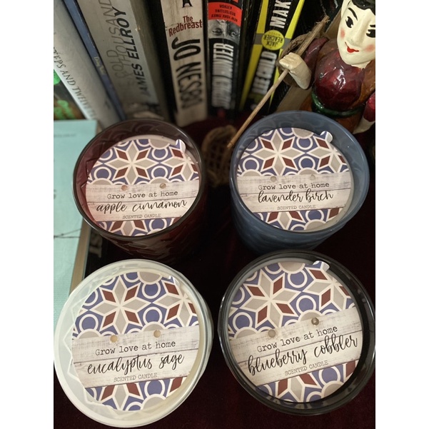 Nến thơm VNXK Farmhouse- Hũ to 16 oz Sáp đậu nành - Quà tặng cao cấp - Soy wax candles made in Vietnam