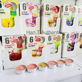 Nến Tealight trang trí, đốt đèn tinh dầu vỉ 6 viên ADMIT Châu Âu