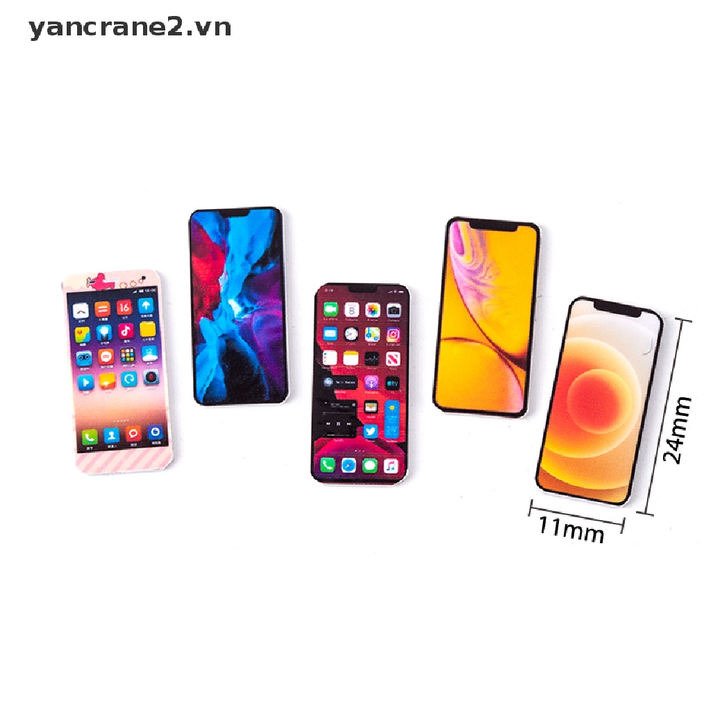 Điện thoại di động mini trang trí nhà búp bê tỉ lệ 1: 12 tùy chọn kiểu dáng