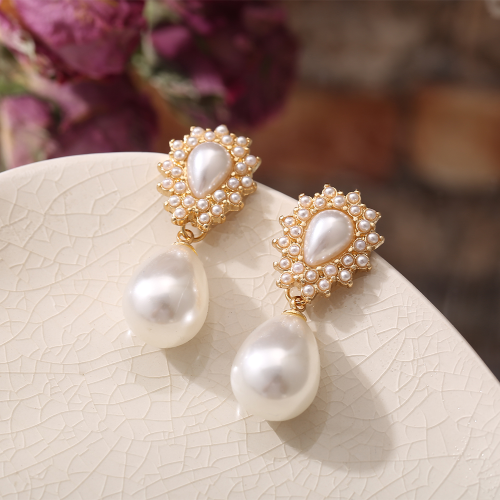 Hoa Tai Ngọc Trai Nhân Tạo Thời Trang Nhiều Mẫu