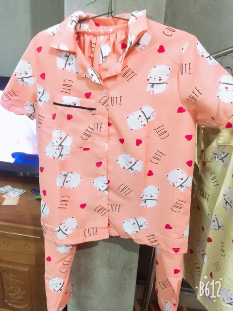 ĐỒ BỘ PIJAMA THÁI LAN TAY NGẮN QUẦN DÀI (KHÔNG VIỀN)