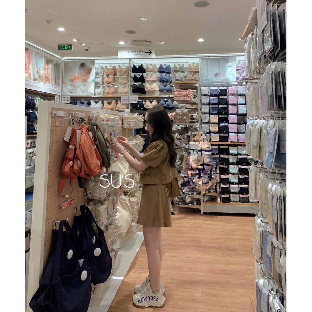 [Mã FAGREEN245 giảm 10% tối đa 30K đơn 99K] Set áo sơmi đũi cổ vest tay bồng kèm chân váy S147 SUSTORE | BigBuy360 - bigbuy360.vn