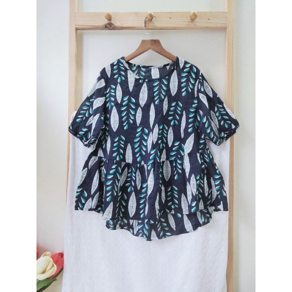 Áo baby doll hoa nhí vải xô mềm