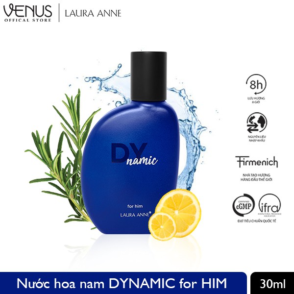 Nước hoa nam Laura Anne Dynamic For Him chính hãng 30ml | BigBuy360 - bigbuy360.vn