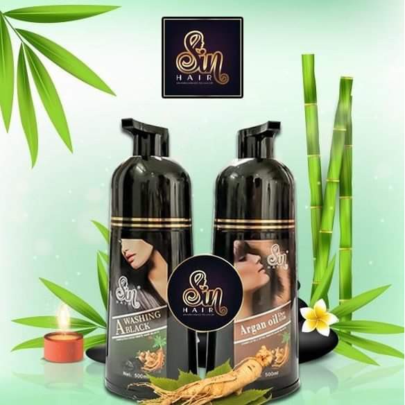 Sin Hair gội đen gội nâu phủ bạc Nhật Bản