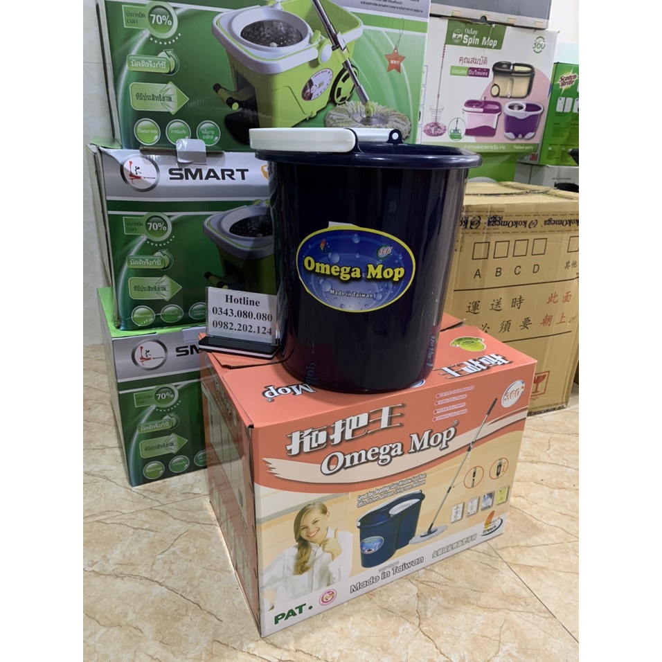 Thùng thay thế cây lau nhà Omega Mop Đài Loan