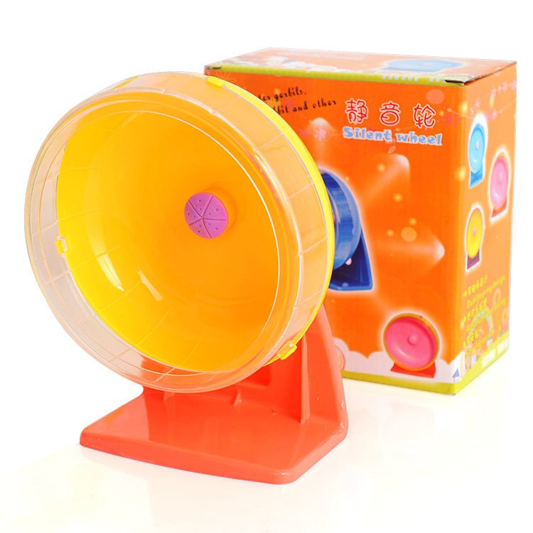 Wheel hamster silent 14cm (đã kèm đế)