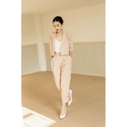 Áo blazer cộc tay